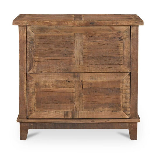 Luxury Modern Augusta Veneer Nightstand European Style for Villa