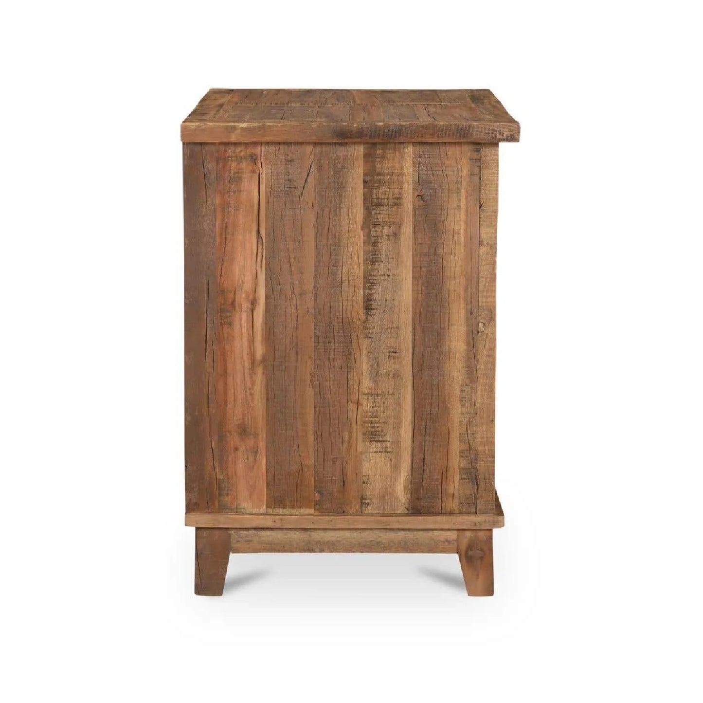 Luxury Modern Augusta Veneer Nightstand European Style for Villa