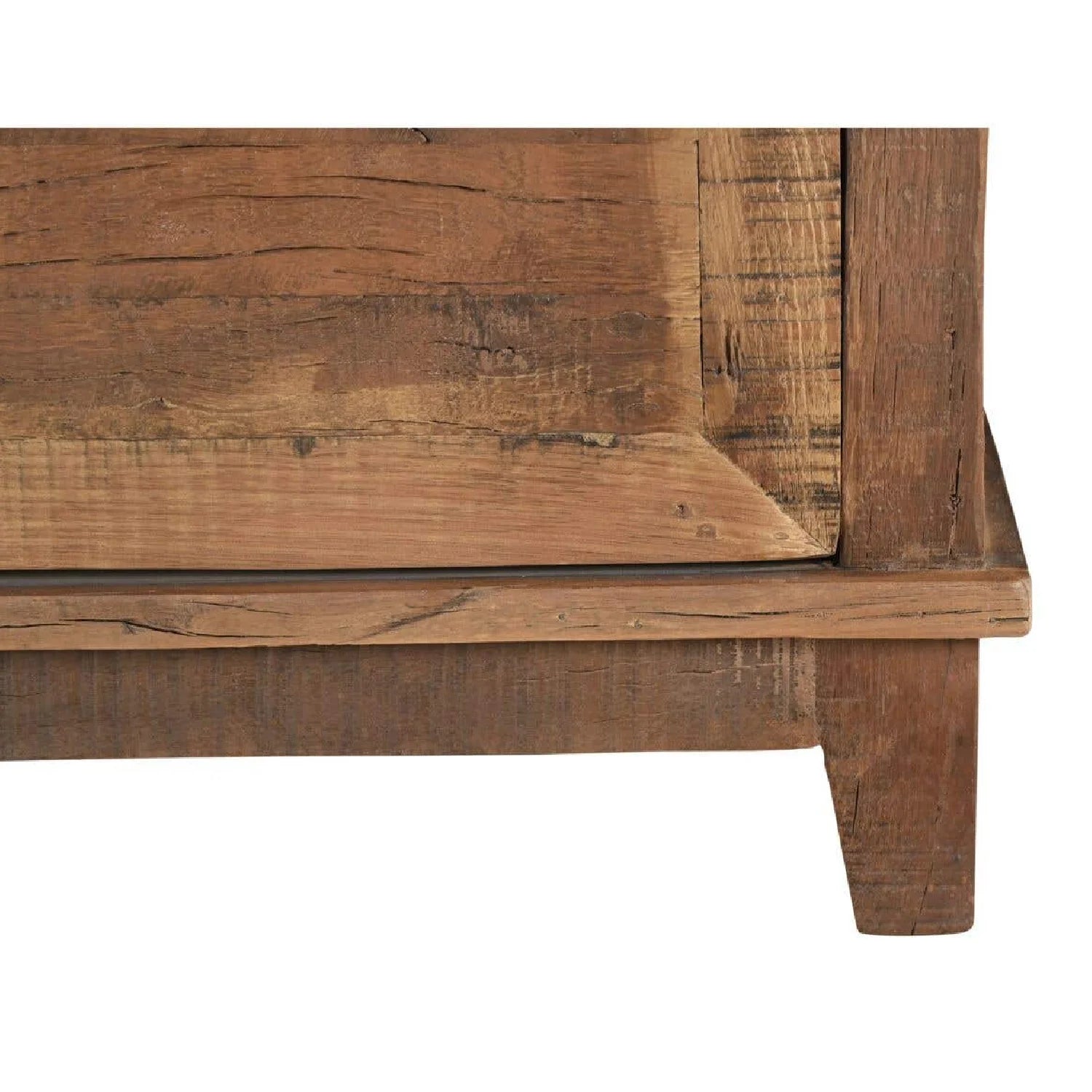 Luxury Modern Augusta Veneer Nightstand European Style for Villa