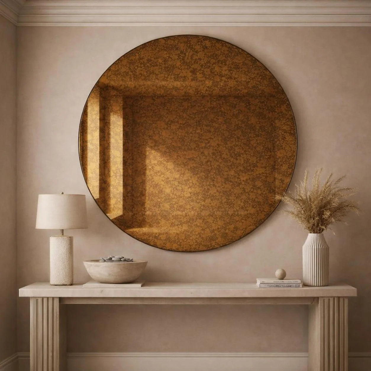 Luxury Modern Aurelia Dusk Mirror European Style for Villa