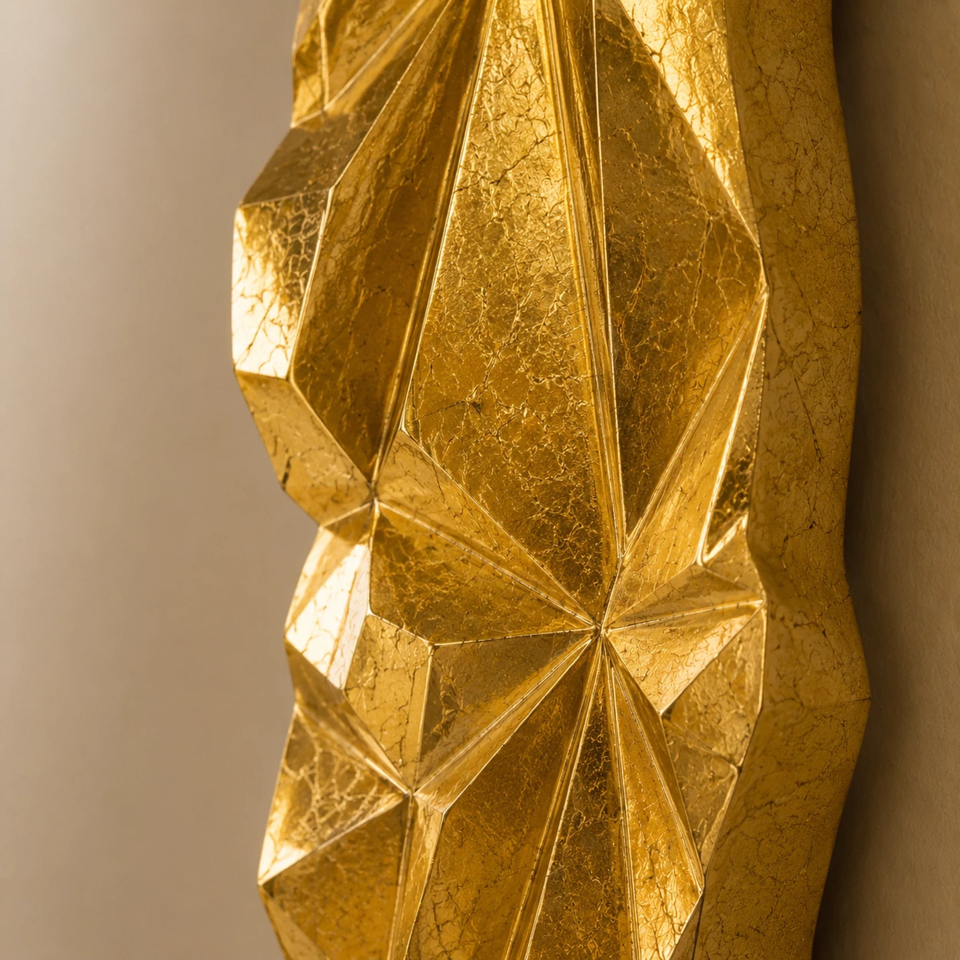 Luxury Modern Aurelian Gold Leaf Mirror European Style for Villa