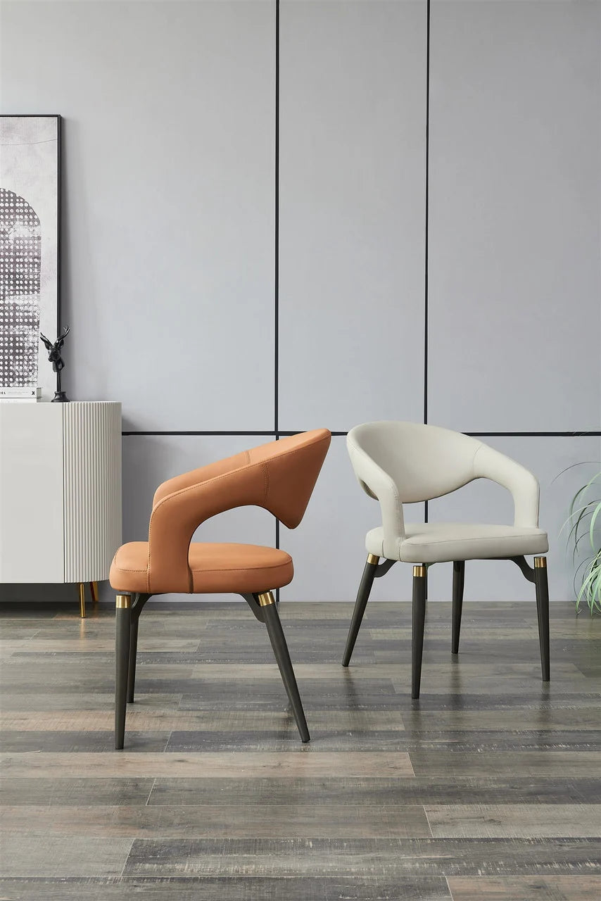 Luxury Modern Ava Dining Chair European Style for Villa