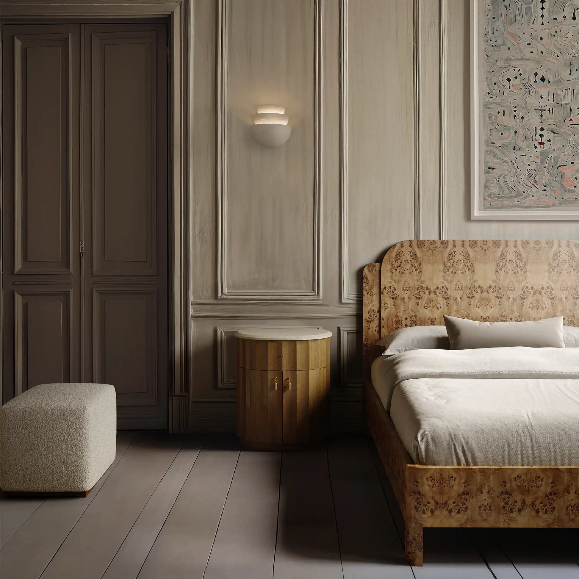 Luxury Modern Avenir Bed European Style for Villa