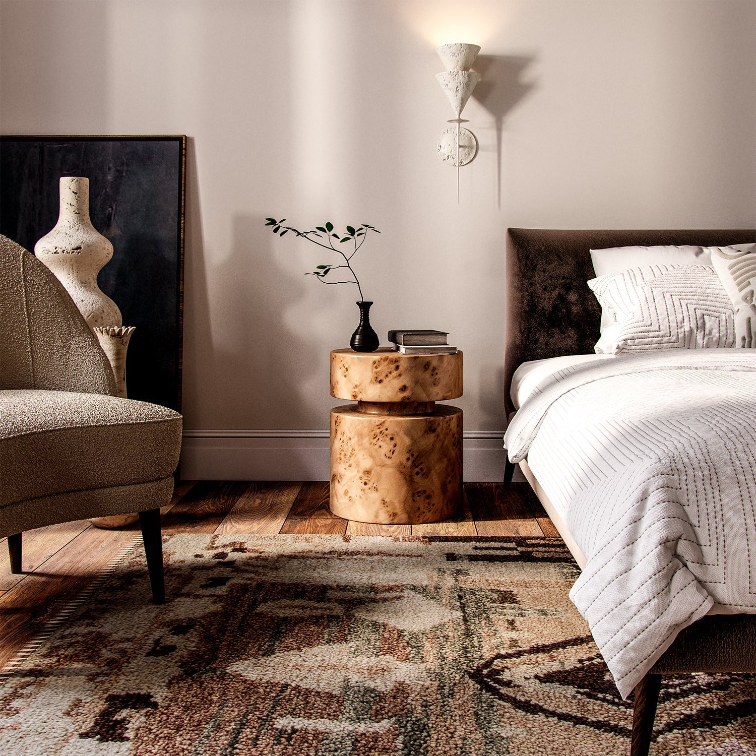 Luxury Modern Avenir Side Table European Style for Villa