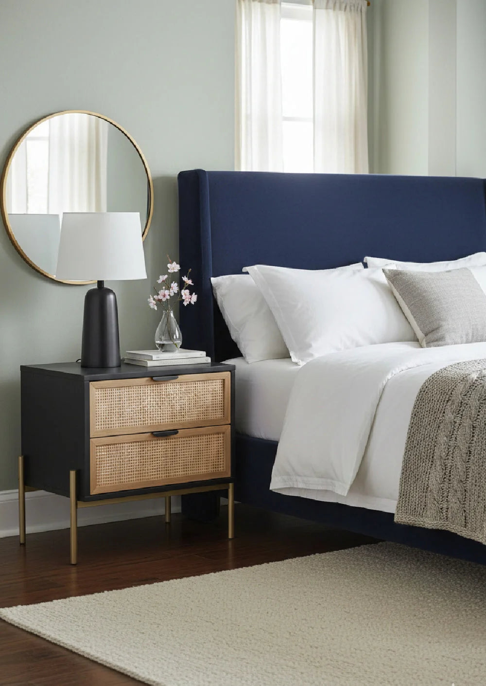 Luxury Modern Avida Nightstand European Style for Villa