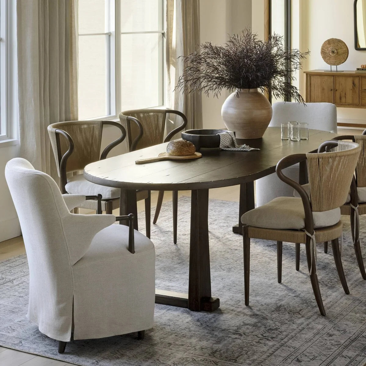 Luxury Modern Ayla Dining Table European Style for Villa
