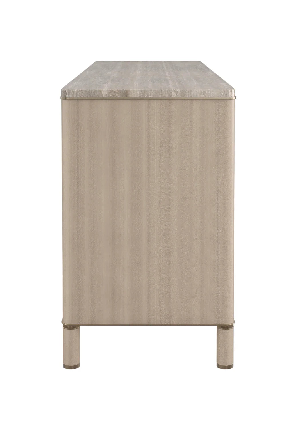 Luxury Modern Balance Travertine Top Dresser European Style for Villa