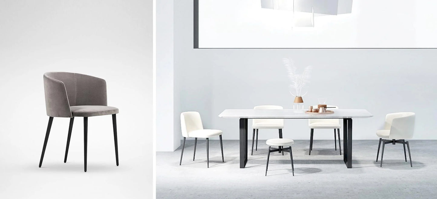 Luxury Modern Ballet Dining Chair European Style for Villa