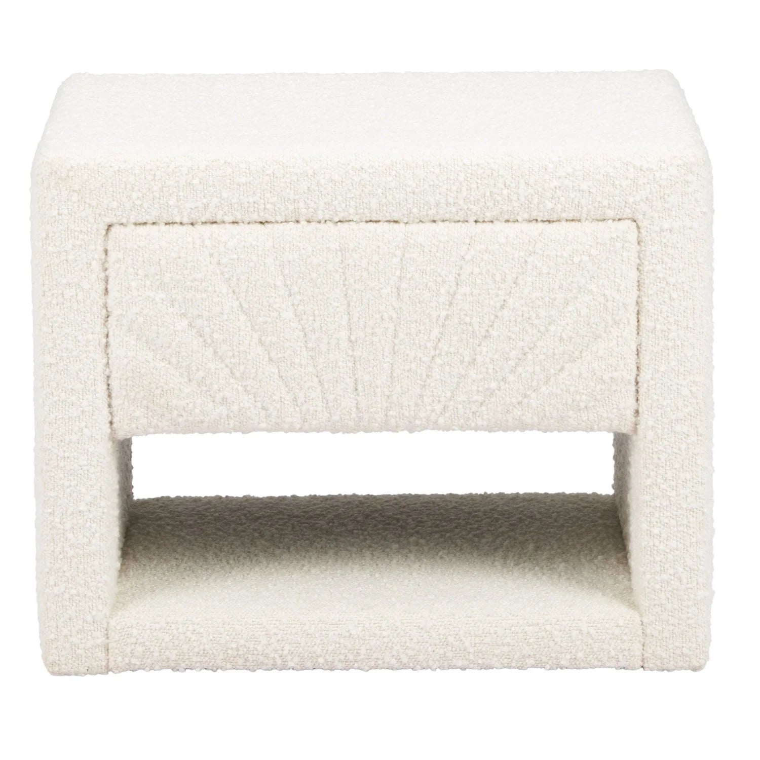 Luxury Modern Barris 1-Drawer Nightstand European Style for Villa