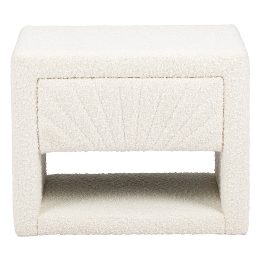 Luxury Modern Barris 1-Drawer Nightstand European Style for Villa
