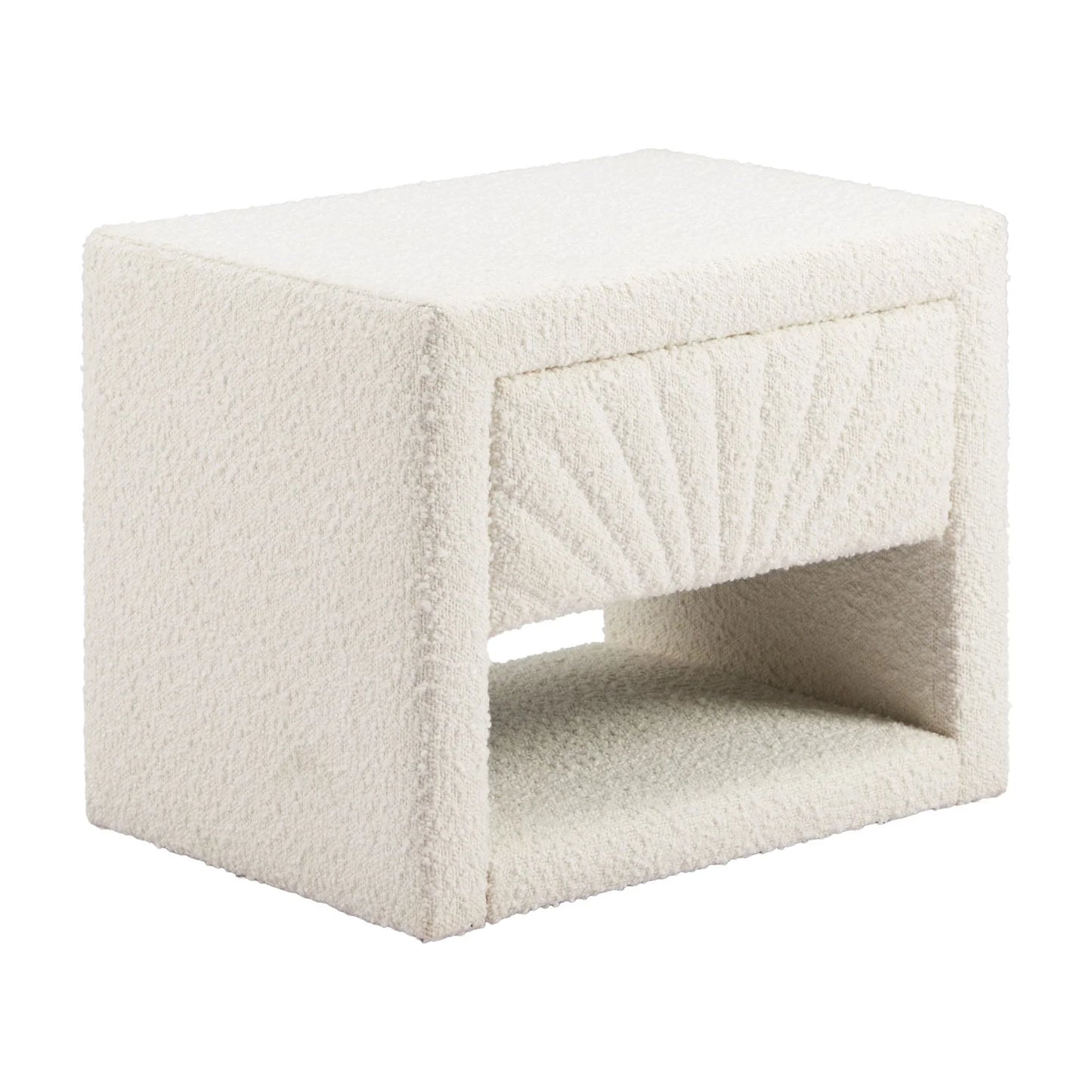 Luxury Modern Barris 1-Drawer Nightstand European Style for Villa