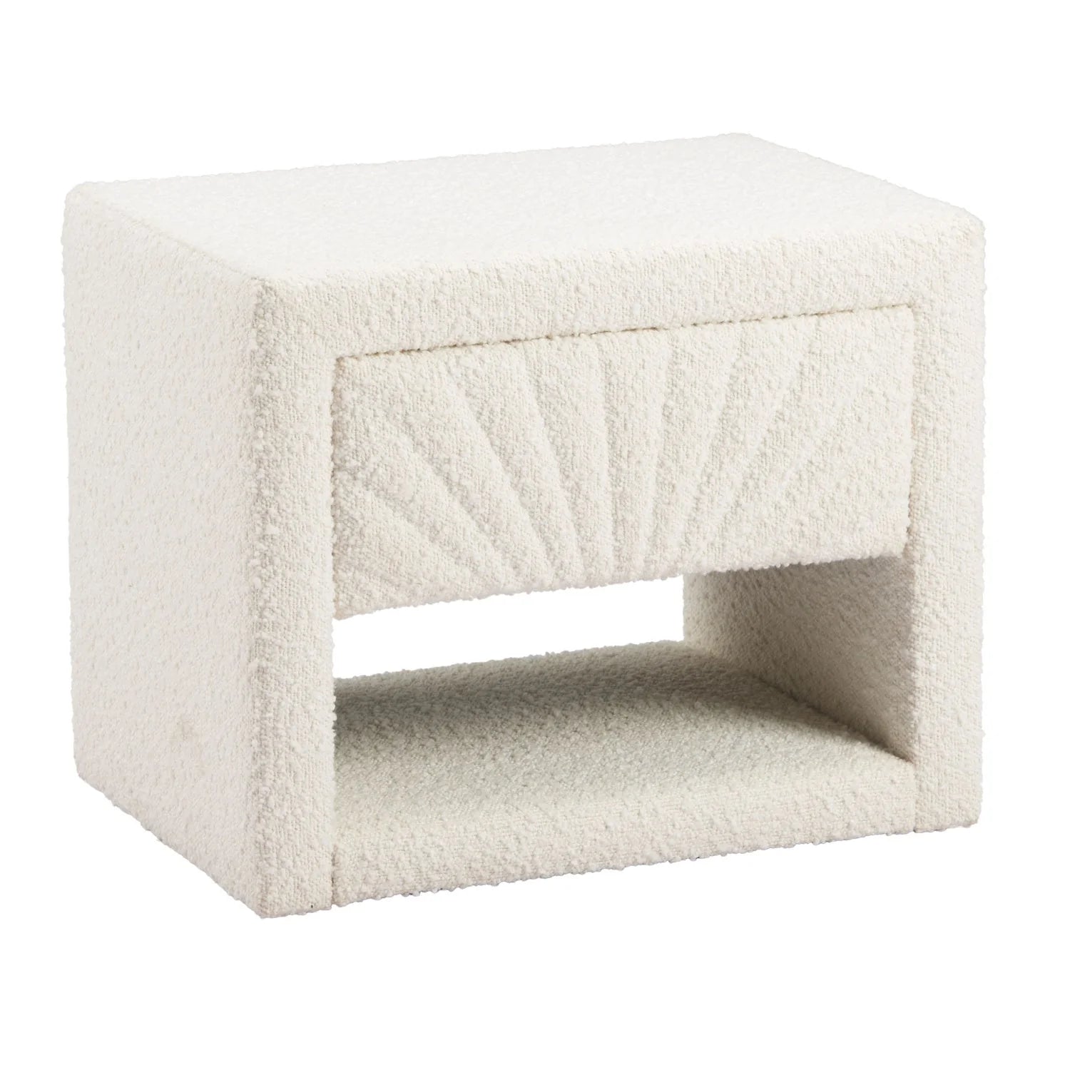Luxury Modern Barris 1-Drawer Nightstand European Style for Villa