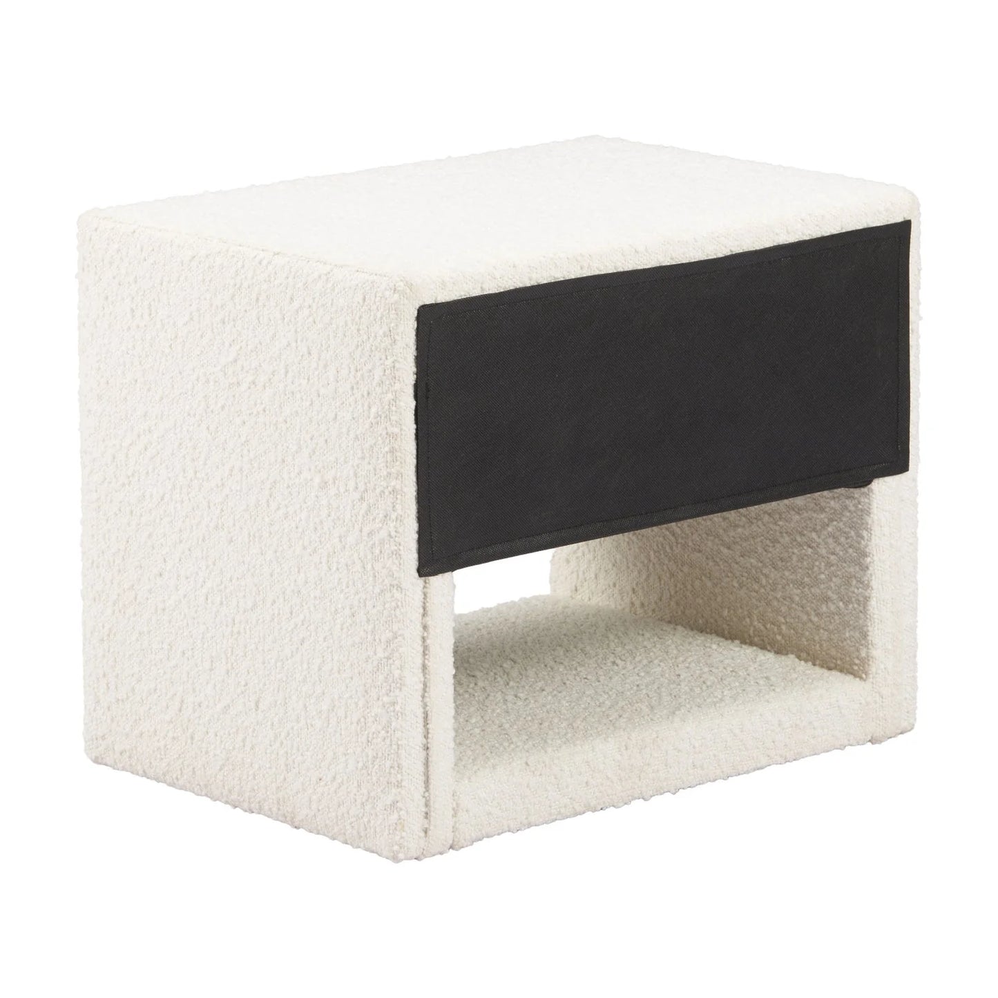 Luxury Modern Barris 1-Drawer Nightstand European Style for Villa
