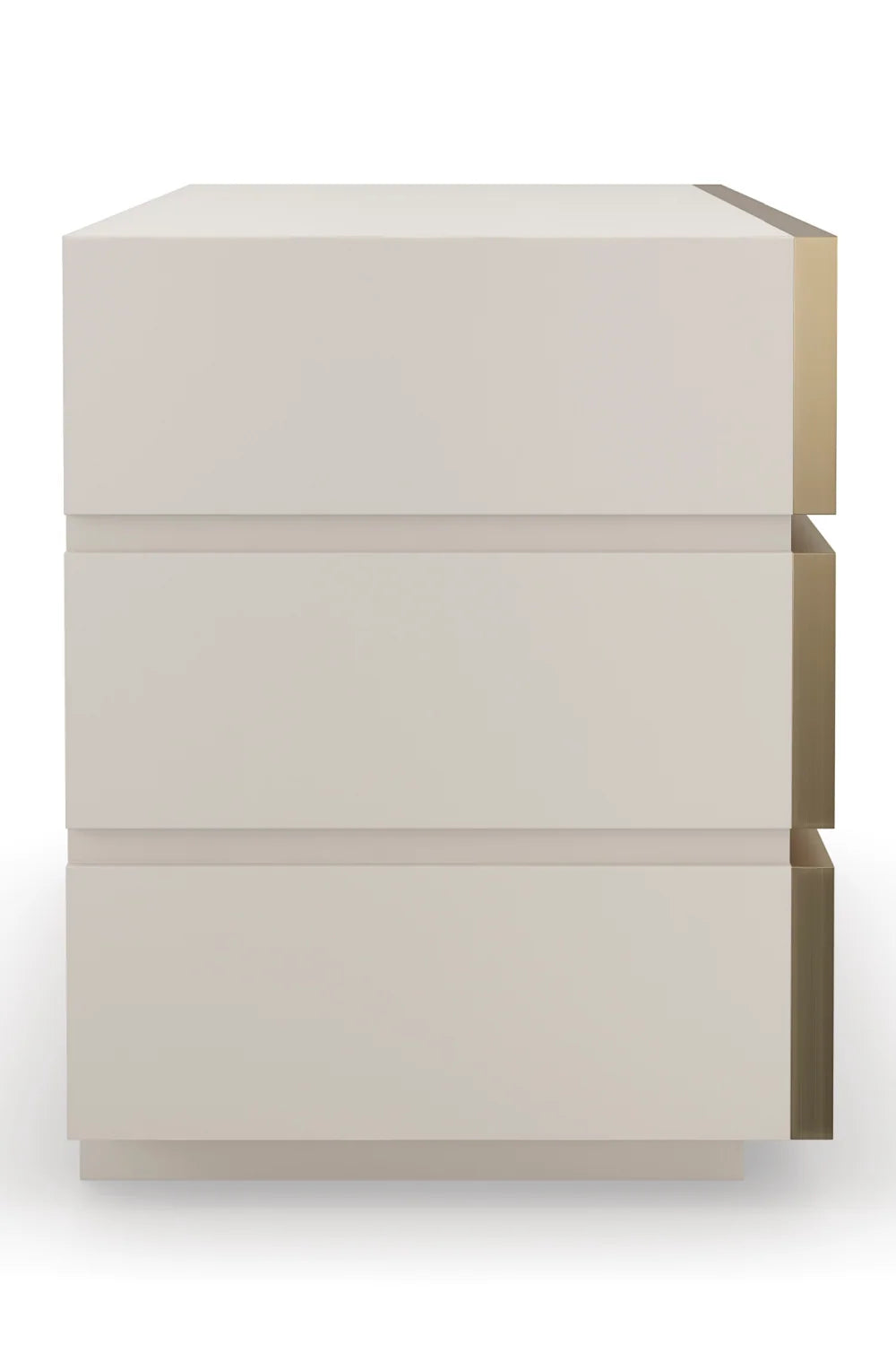 Luxury Modern Bedrock Gray Sandstone Nightstand European Style for Villa