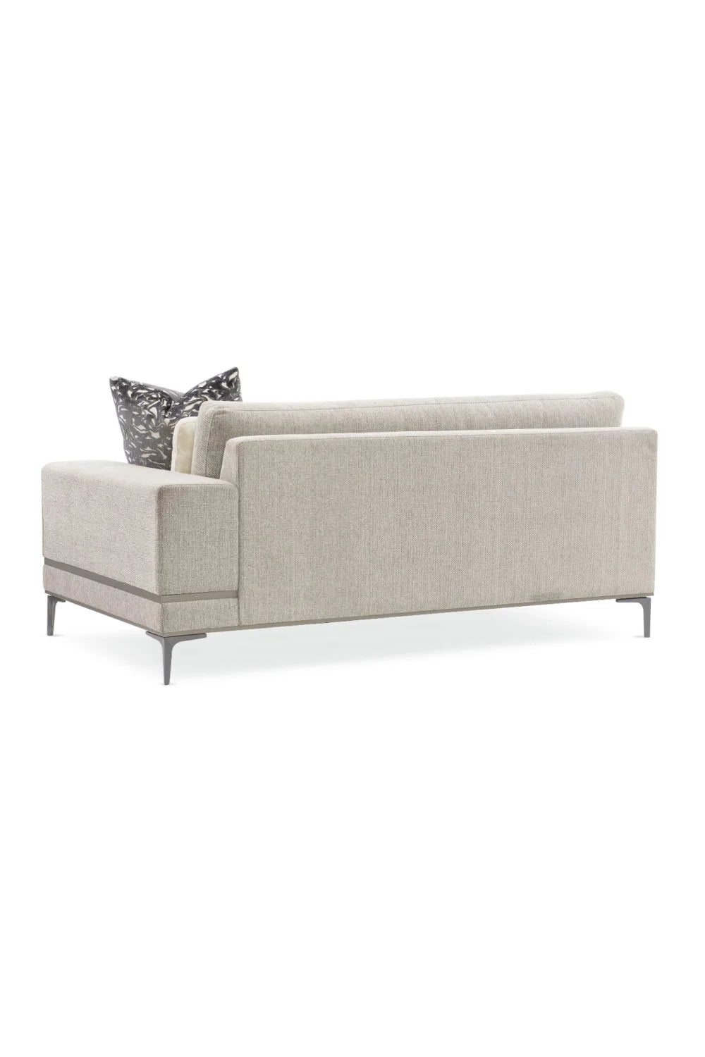 Luxury Modern Beige Loveseat Modern Italian Style for Villa