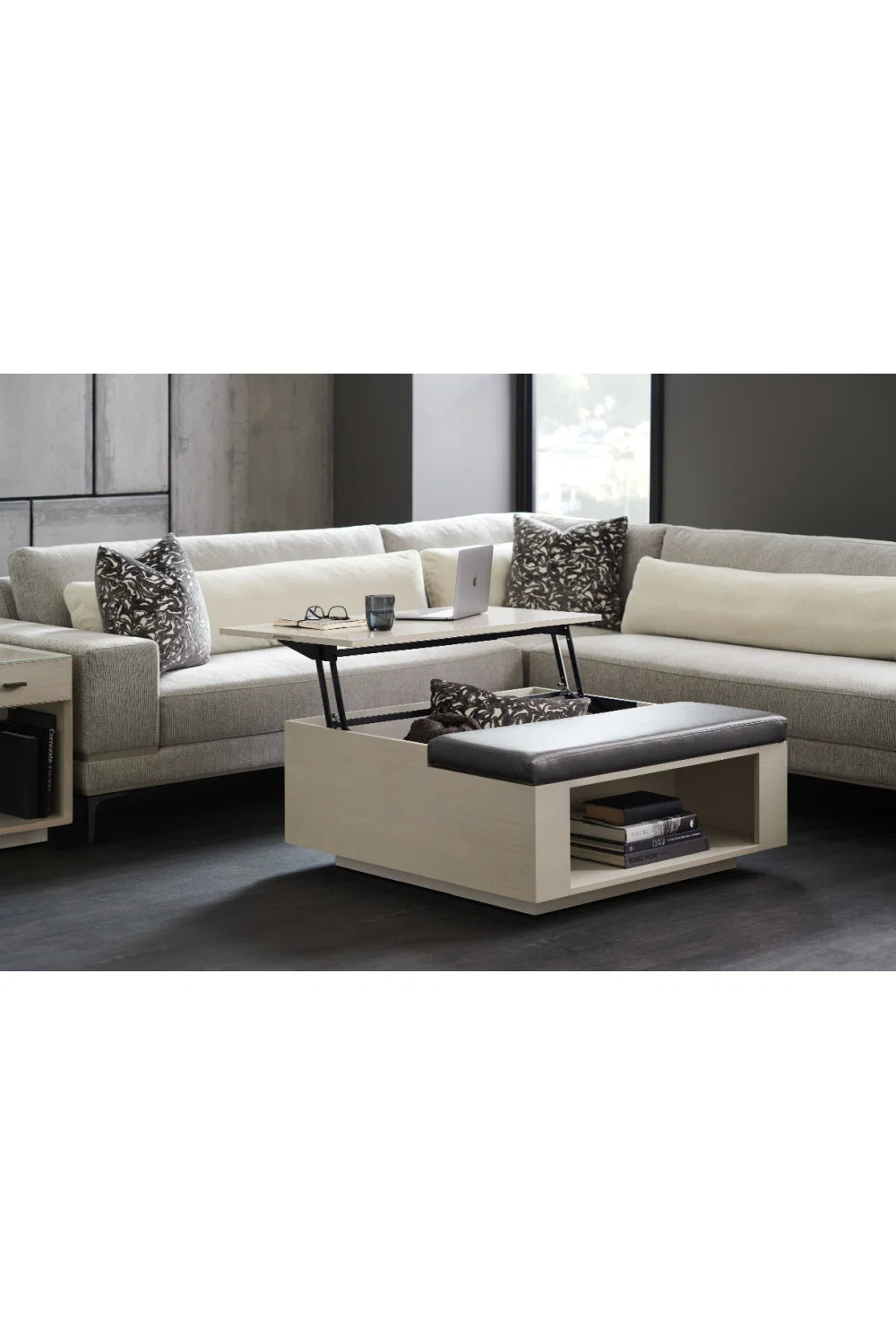 Luxury Modern Beige Loveseat Modern Italian Style for Villa