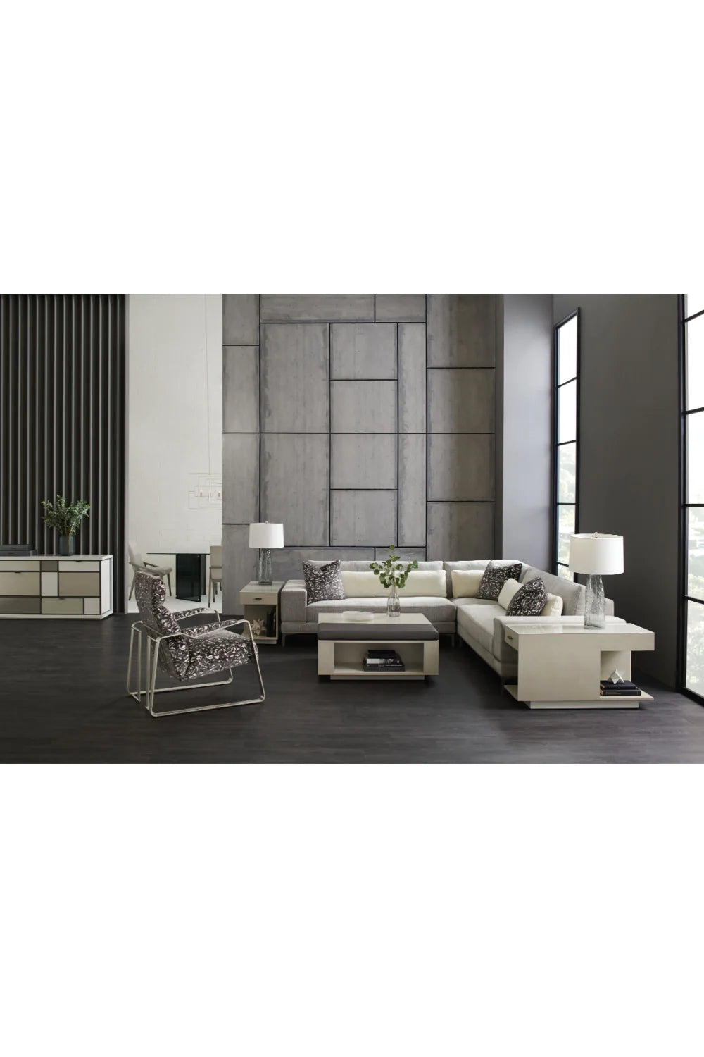 Luxury Modern Beige Loveseat Modern Italian Style for Villa