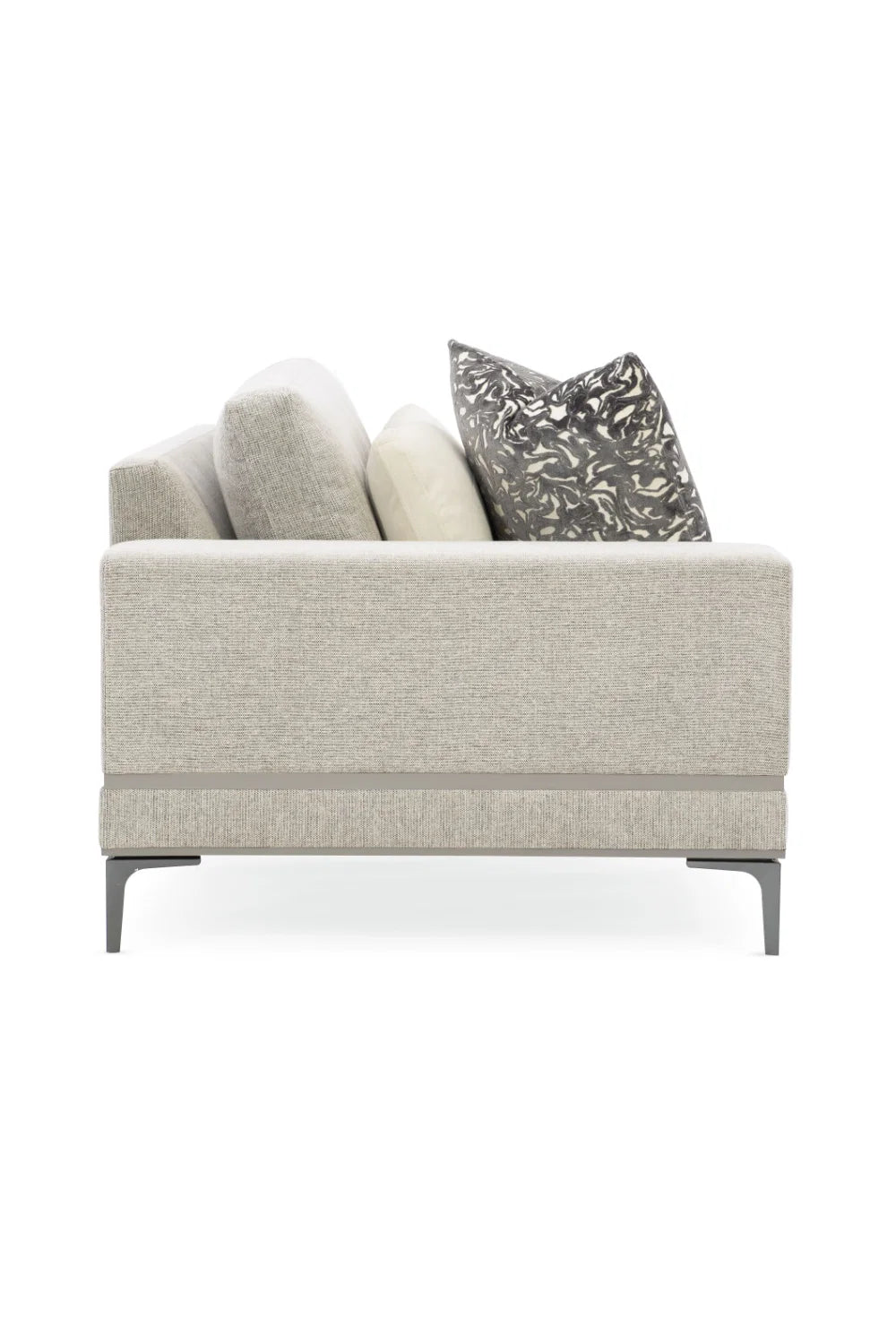 Luxury Modern Beige Loveseat Modern Italian Style for Villa
