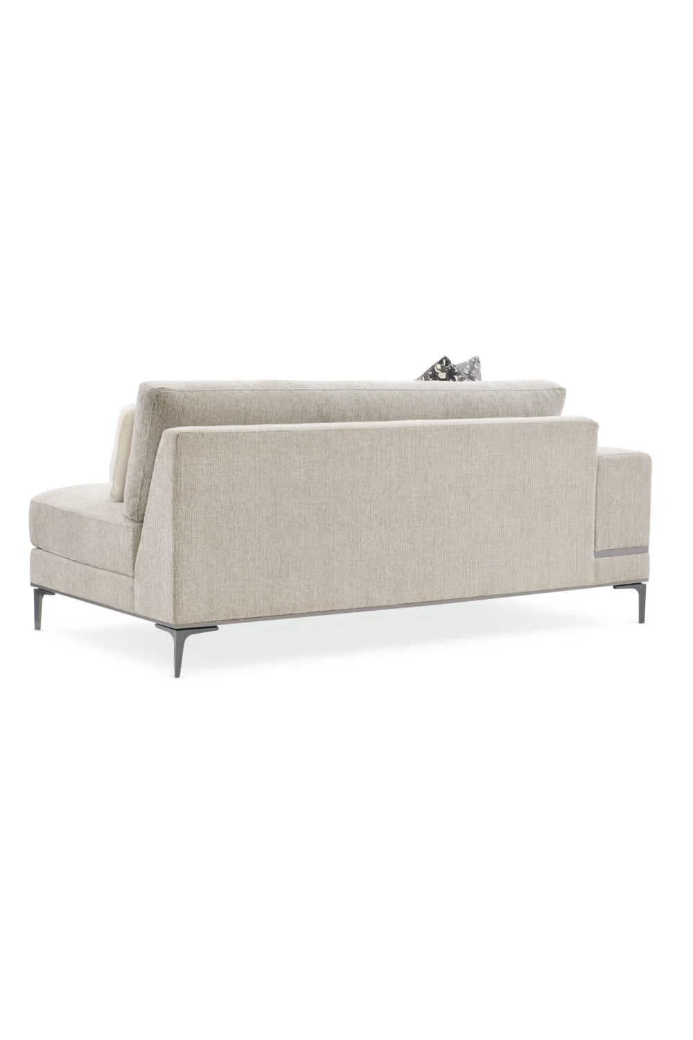Luxury Modern Beige Loveseat Modern Italian Style for Villa
