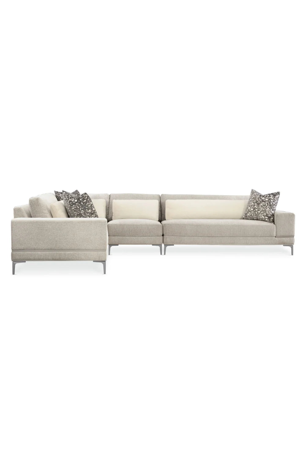 Luxury Modern Beige Loveseat Modern Italian Style for Villa