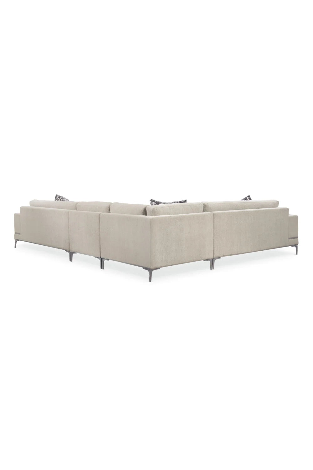 Luxury Modern Beige Loveseat Modern Italian Style for Villa