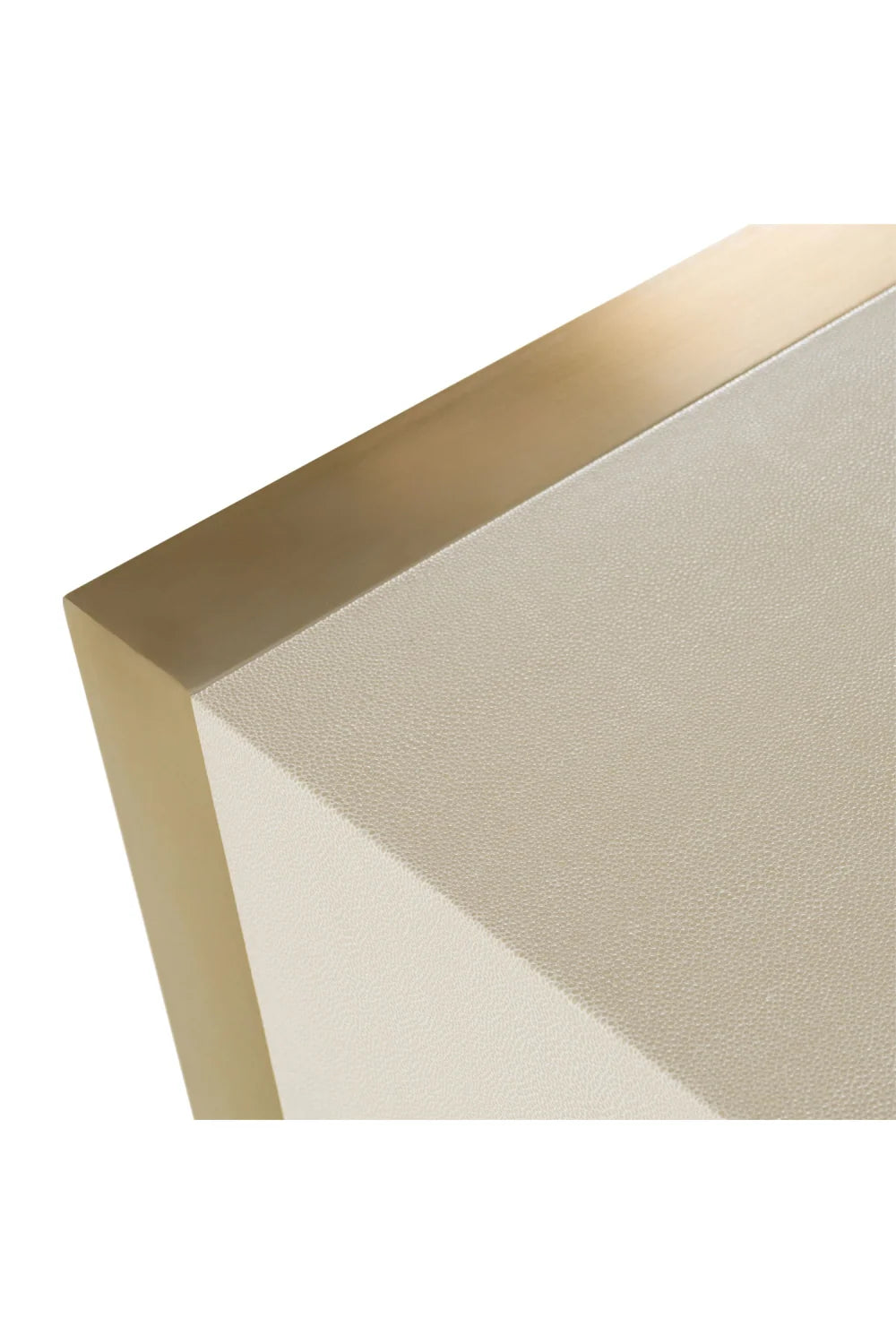 Luxury Modern Beige Shagreen 6-Drawer Dresser European Style for Villa