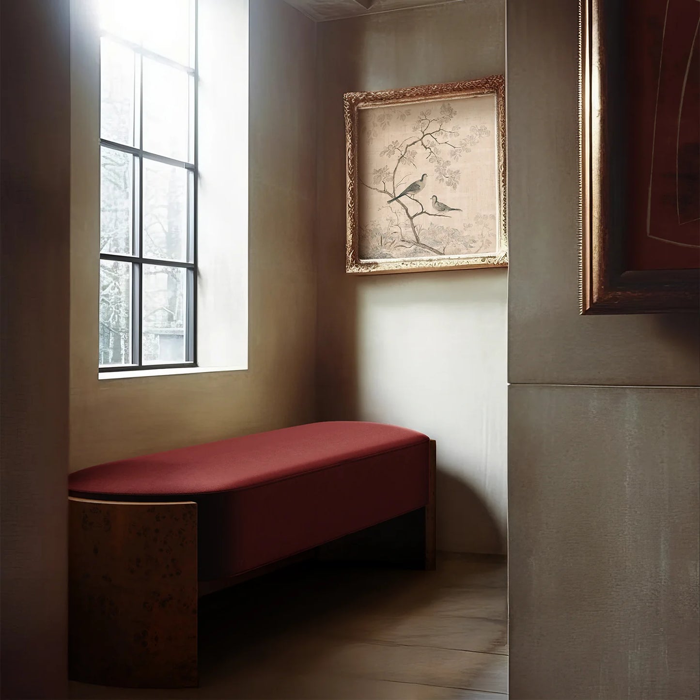 Luxury Modern Benoit Bench European Style for Villa