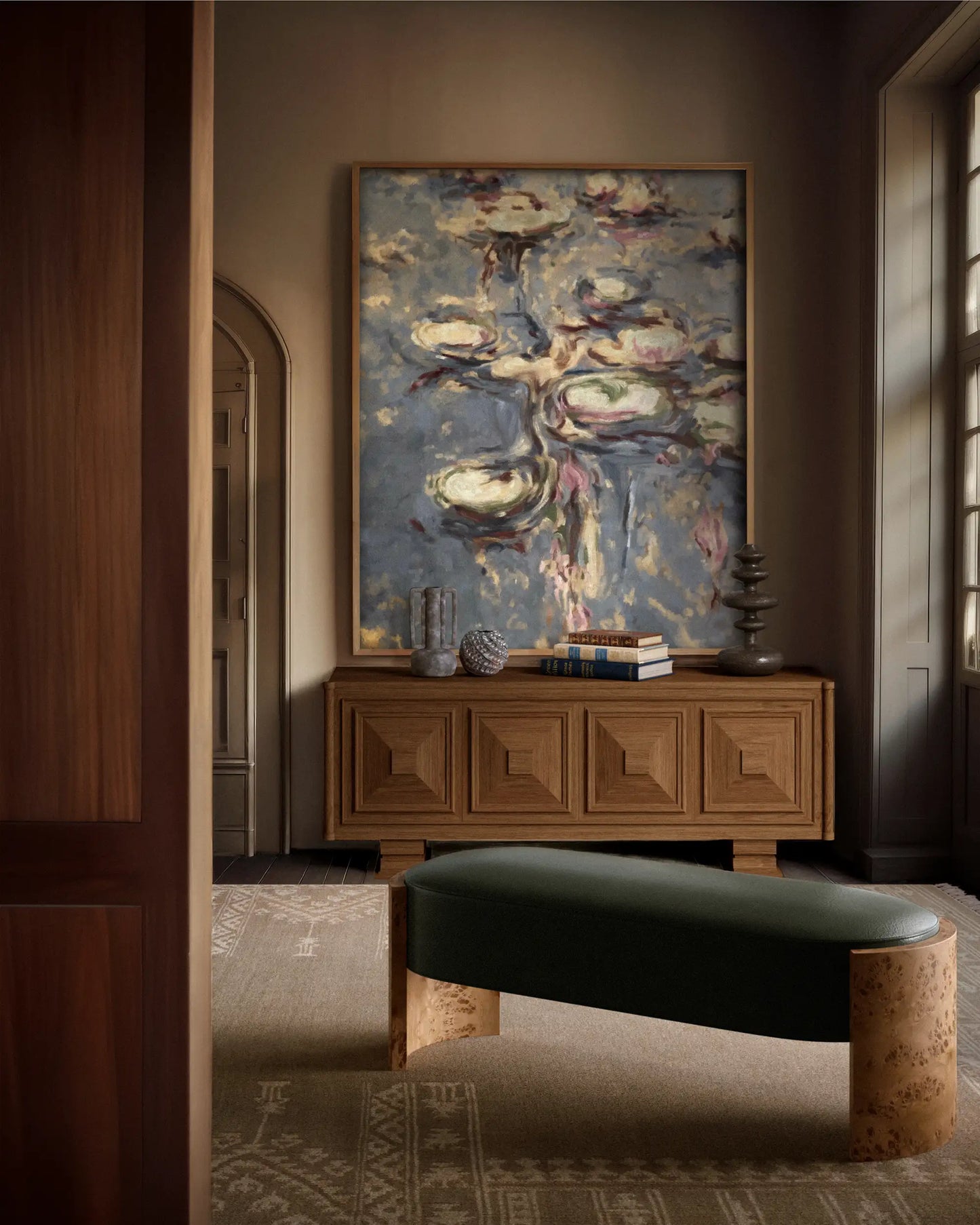 Luxury Modern Benoit Bench European Style for Villa