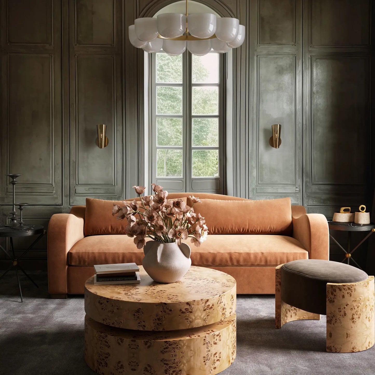 Luxury Modern Benoit Ottoman European Style for Villa