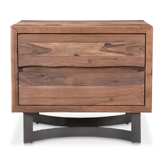 Luxury Modern Bent Nightstand European Style for Villa