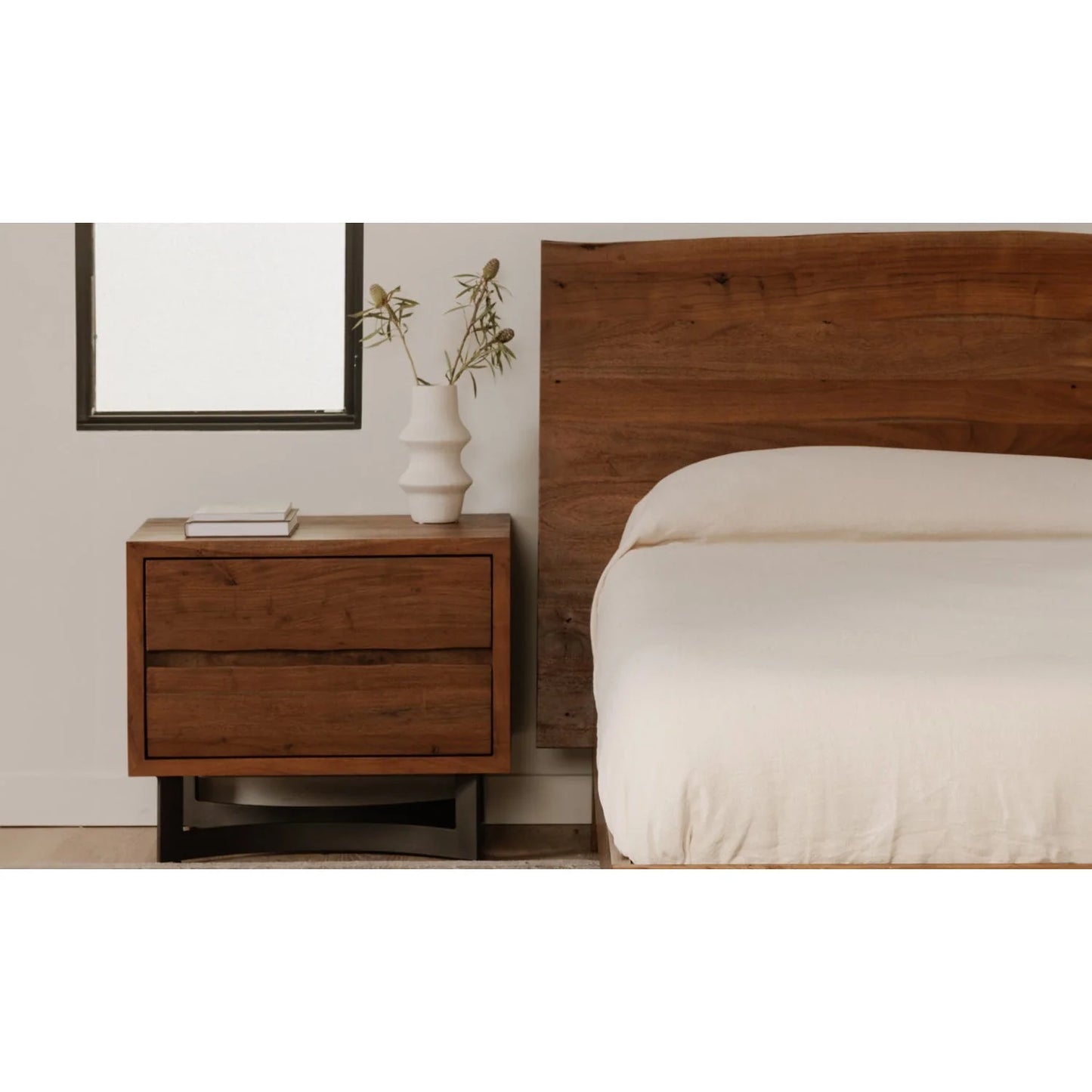Luxury Modern Bent Nightstand European Style for Villa