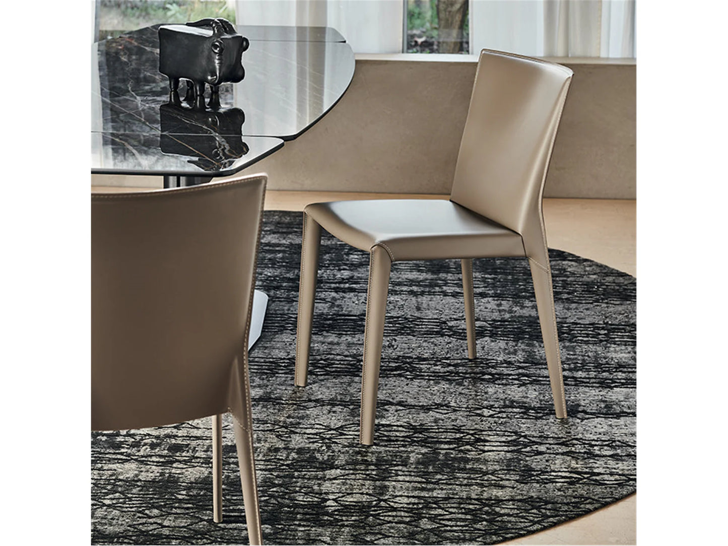 Luxury Modern Beverly Dining Chair European Style for Villa