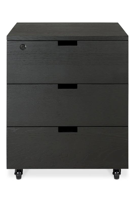 Luxury Modern Billy Solid Oak 3-Drawer Unit European Style for Villa