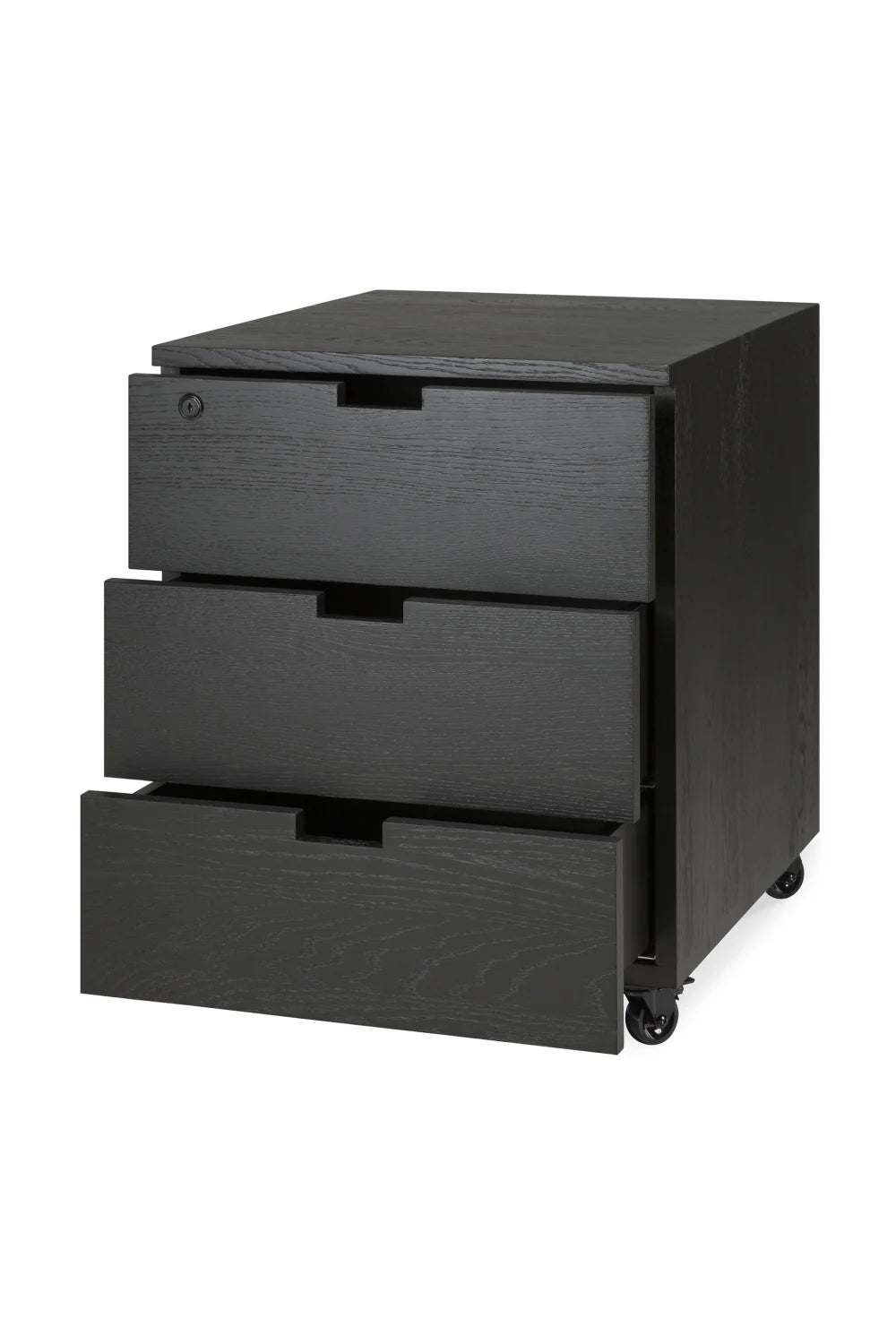 Luxury Modern Billy Solid Oak 3-Drawer Unit European Style for Villa