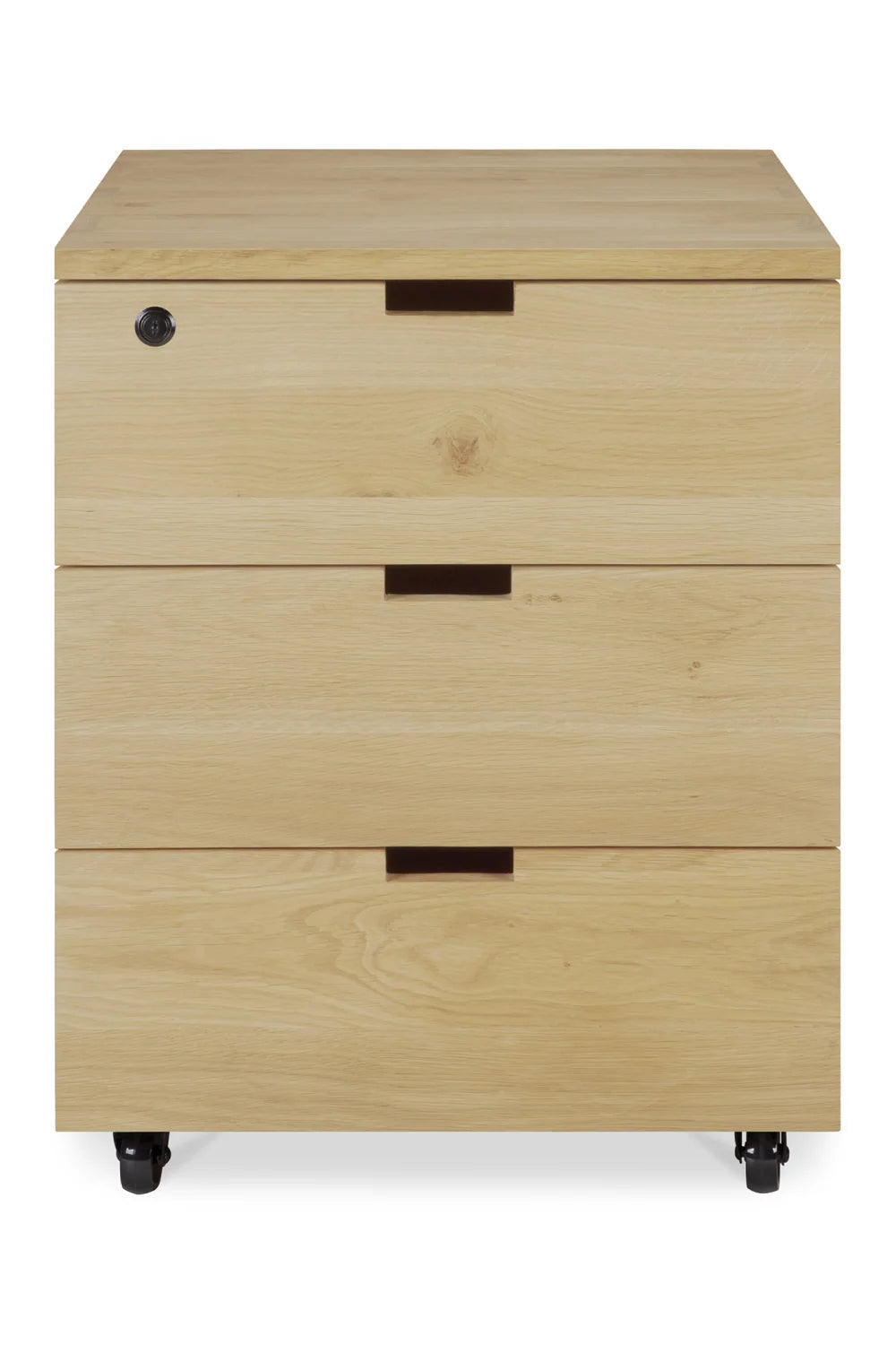 Luxury Modern Billy Solid Oak 3-Drawer Unit European Style for Villa