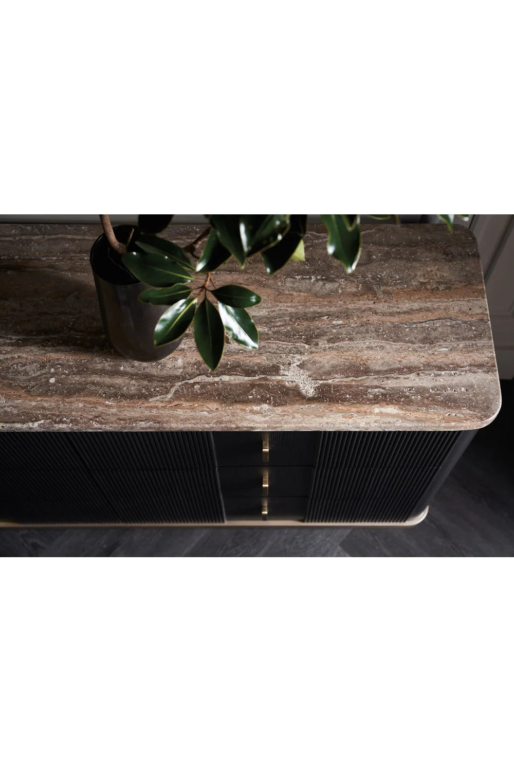 Luxury Modern Black Ash Dresser European Style for Villa
