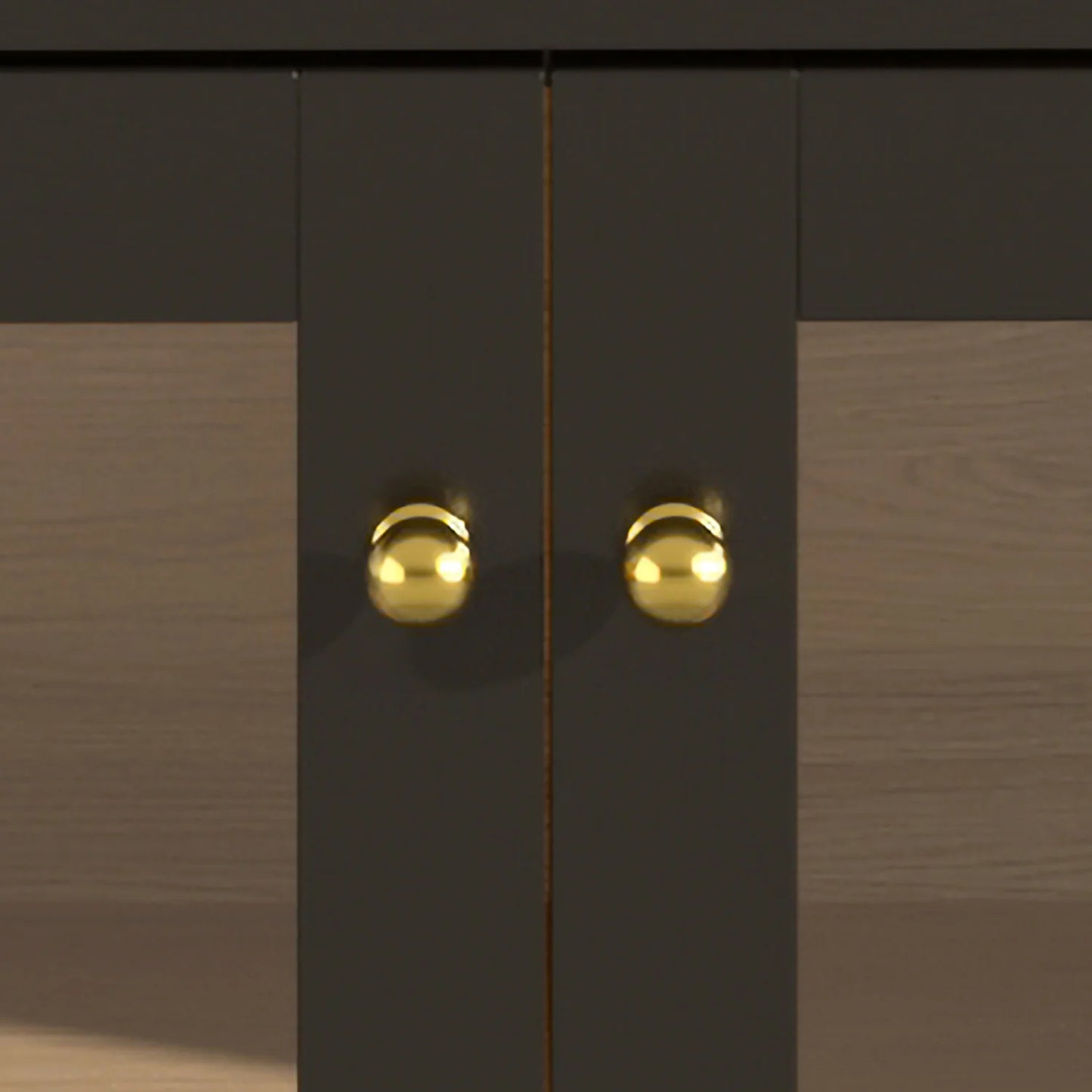 Luxury Modern Black Bar Cabinet European Style for Villa