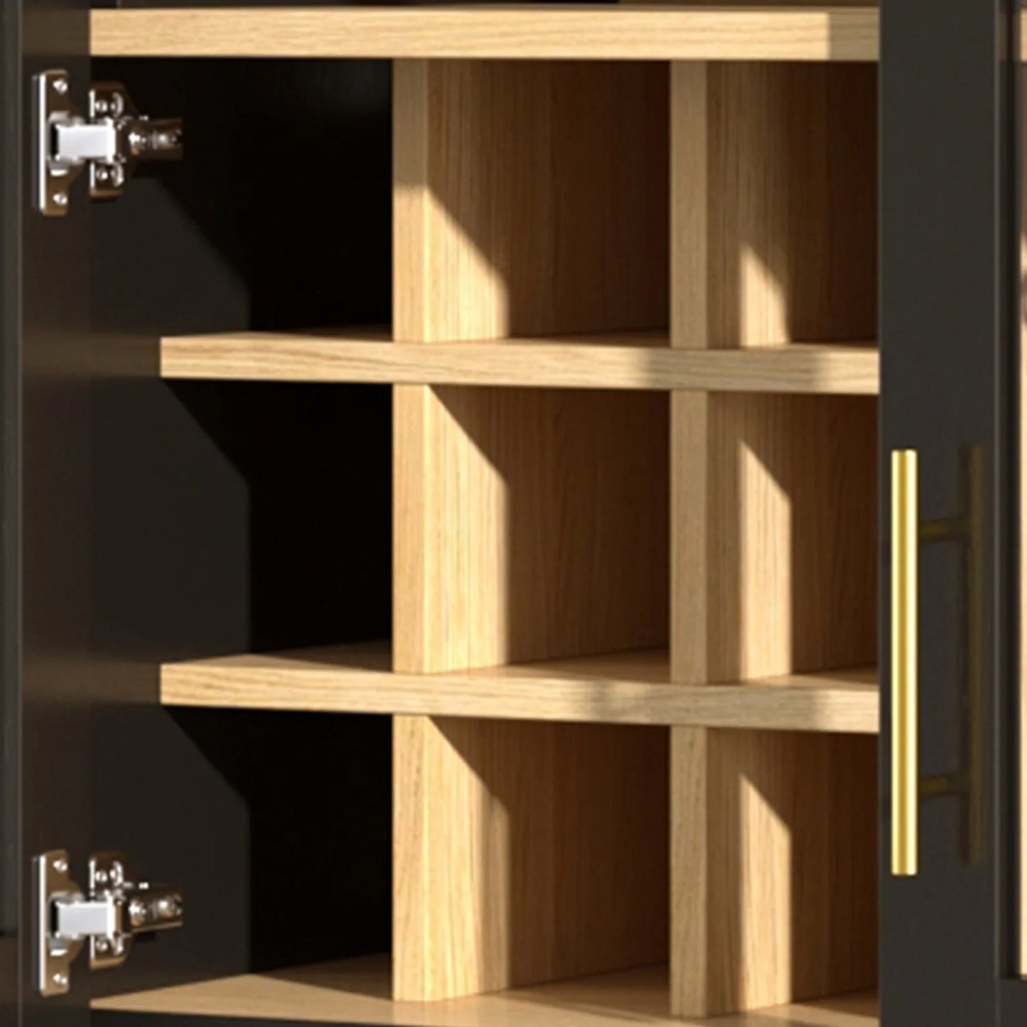 Luxury Modern Black Bar Cabinet European Style for Villa