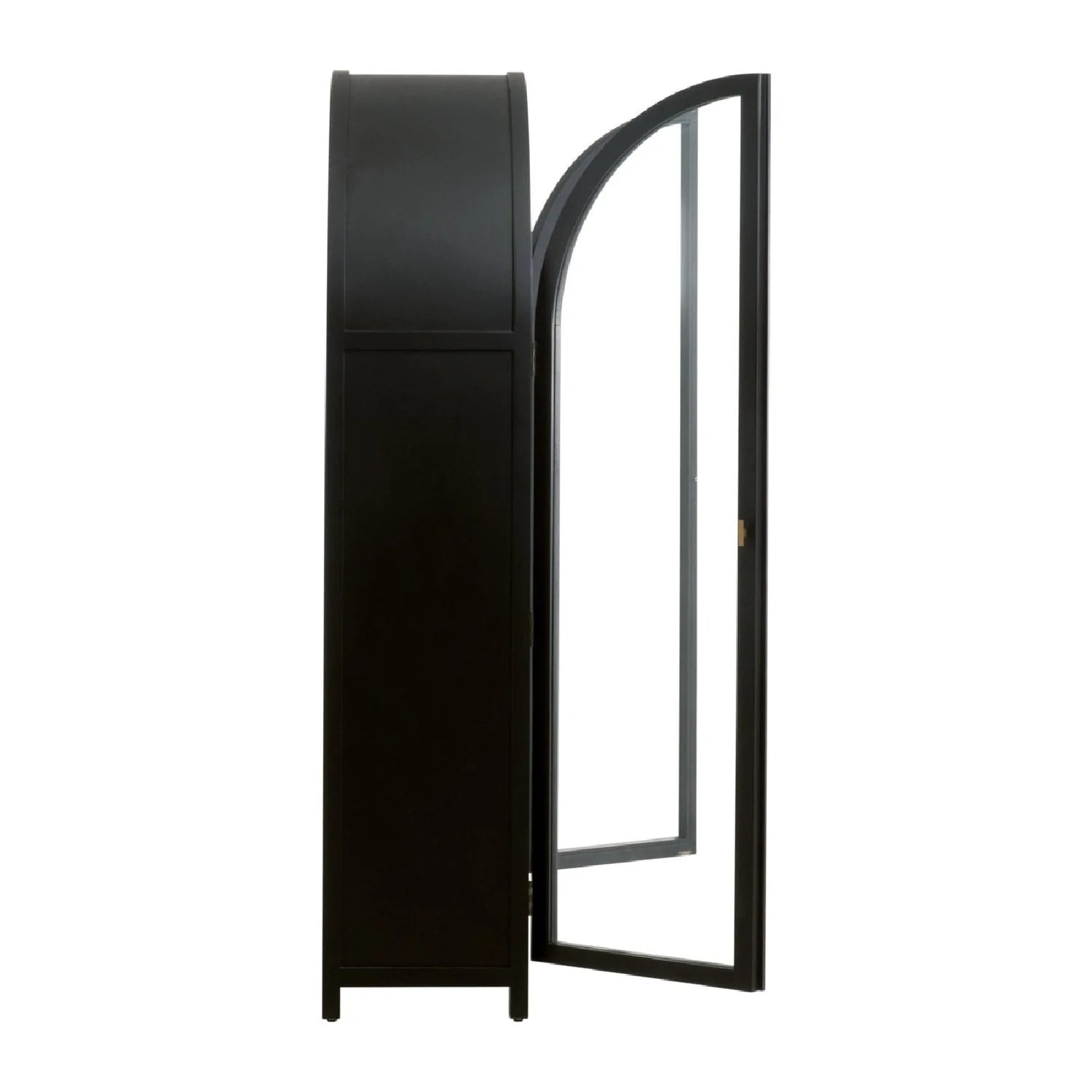 Luxury Modern Black Birch Display Cabinet European Style for Villa