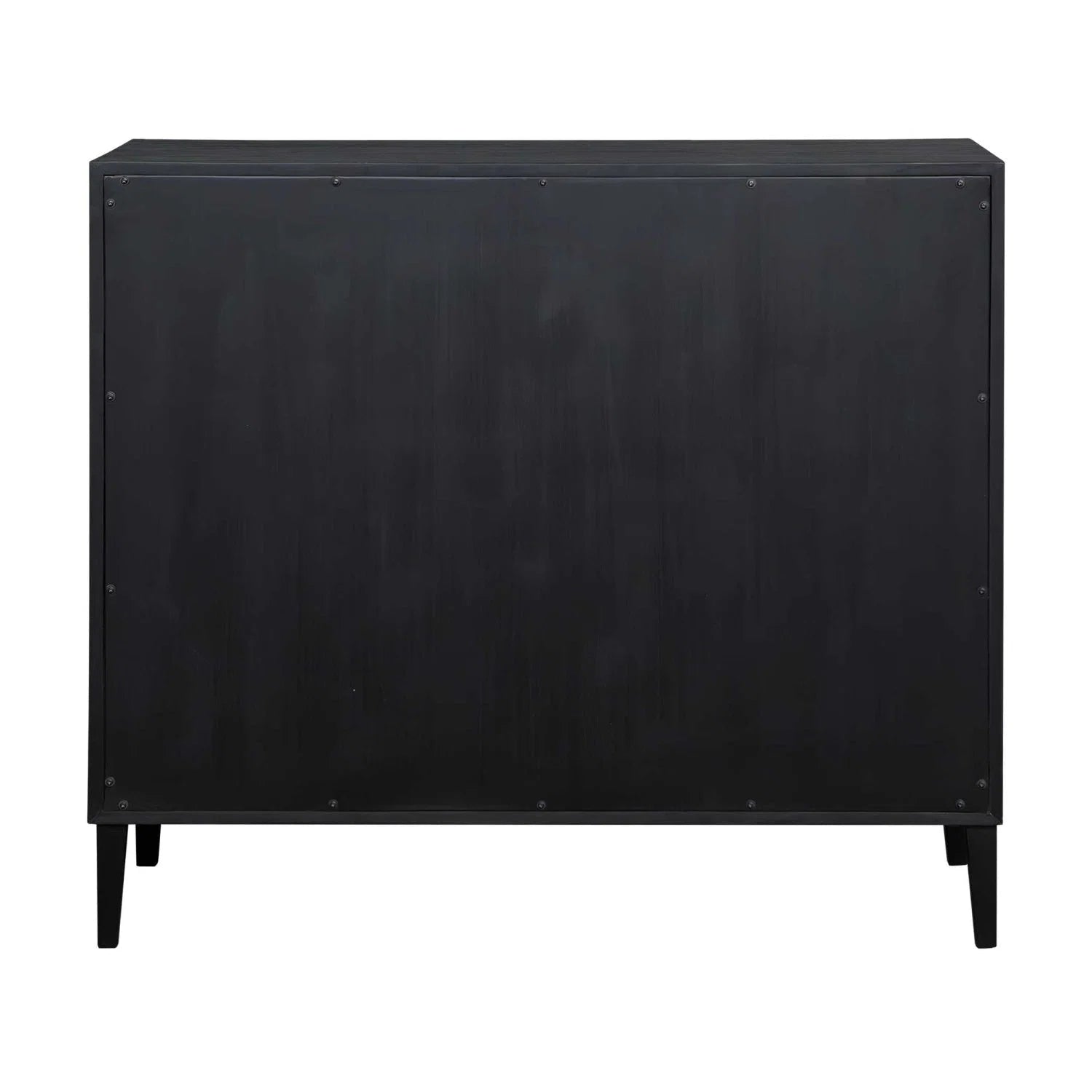 Luxury Modern Black Wooden 2-Door Cabinet European Style for Villa