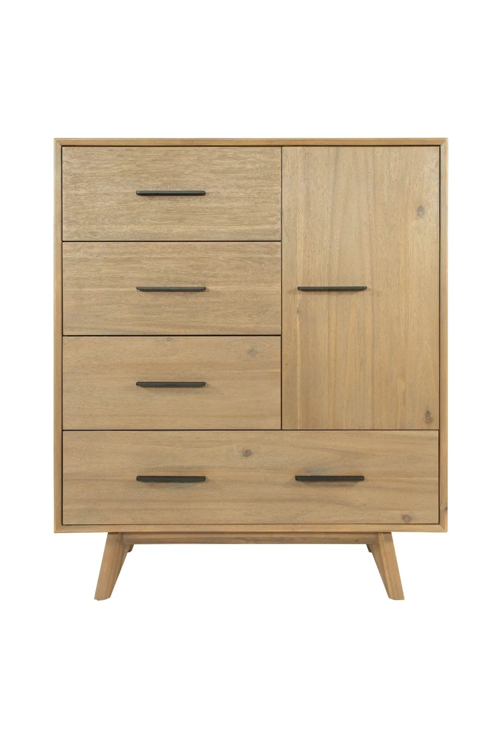 Luxury Modern Blonde Acacia Chest European Style for Villa