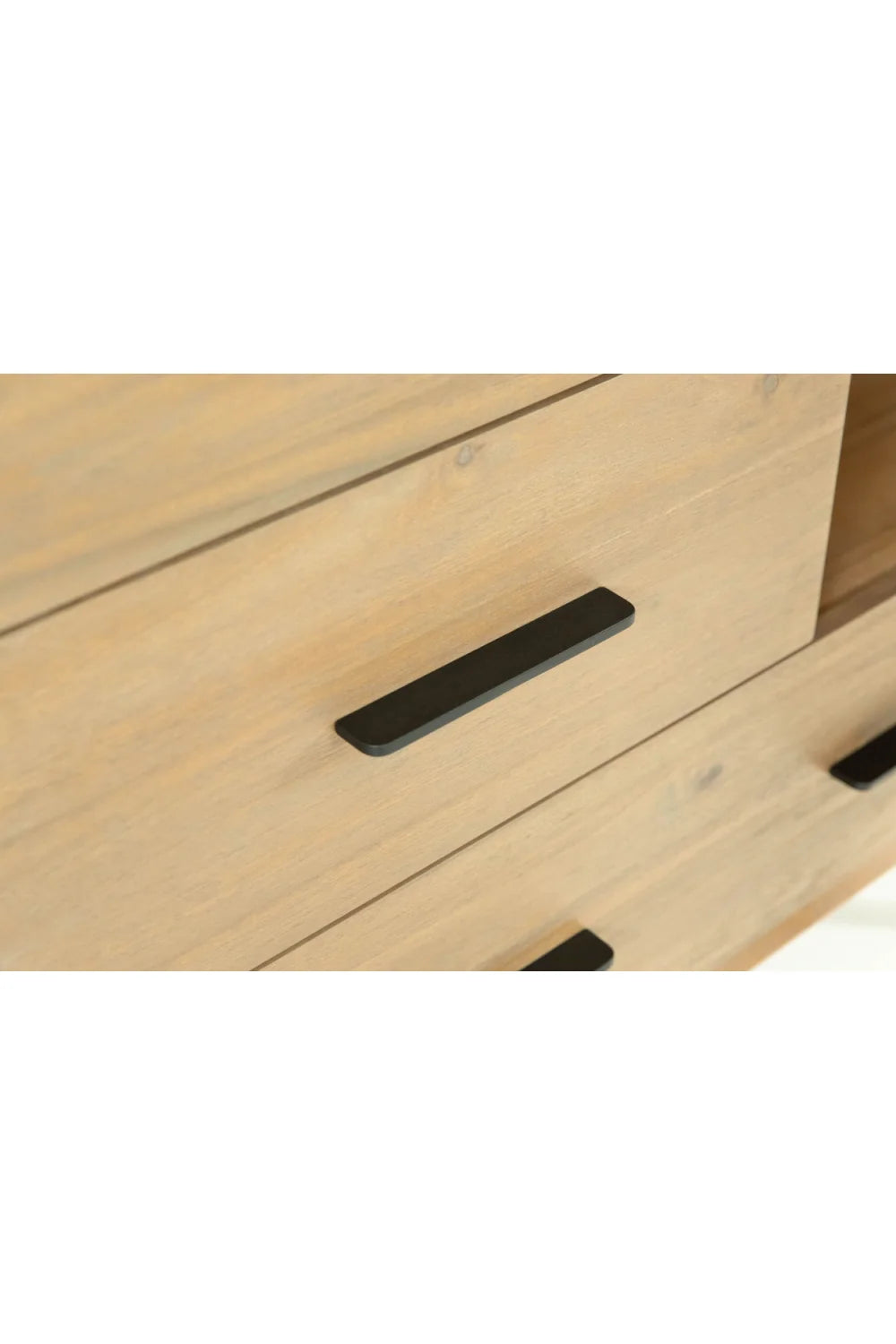 Luxury Modern Blonde Acacia Chest European Style for Villa