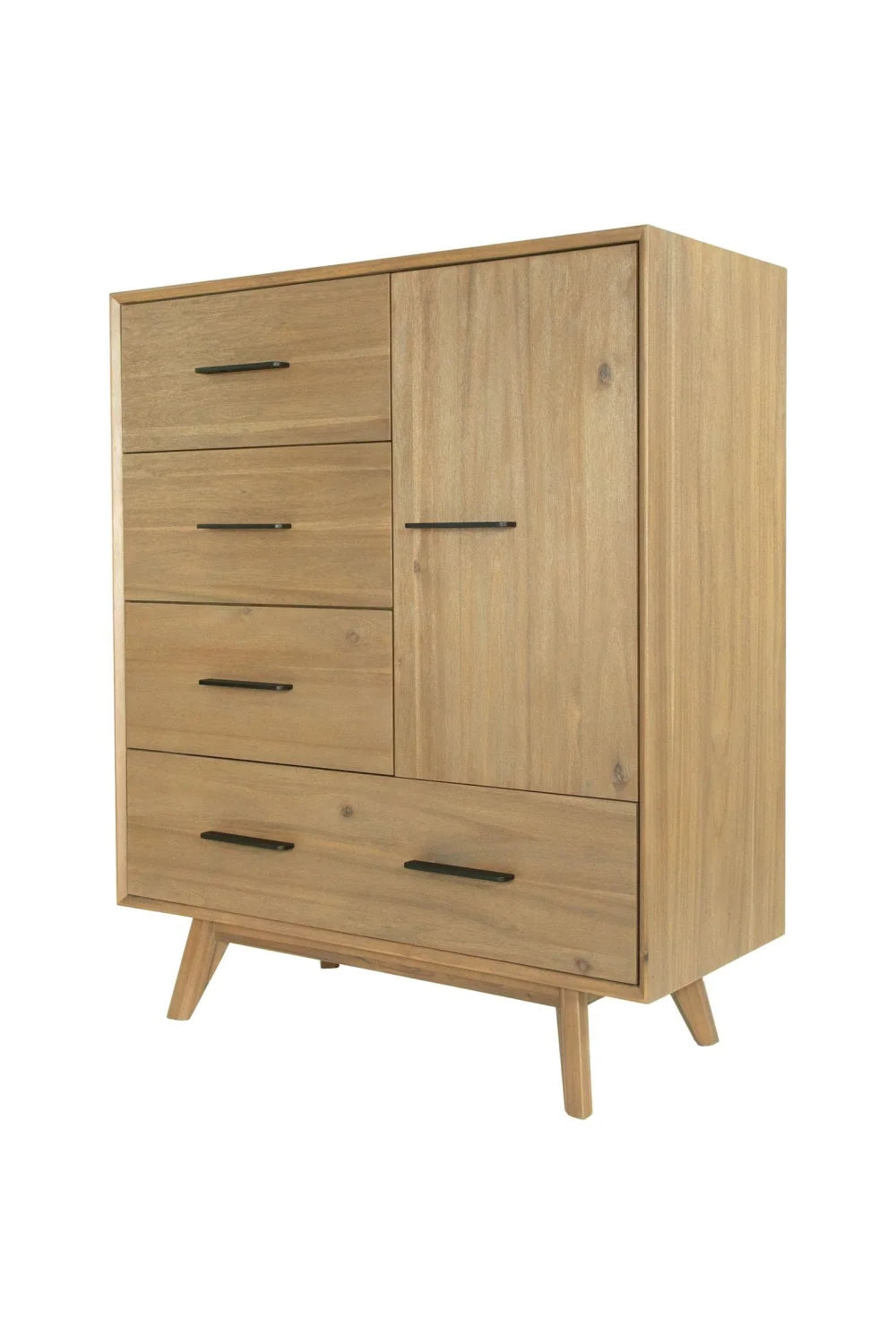 Luxury Modern Blonde Acacia Chest European Style for Villa