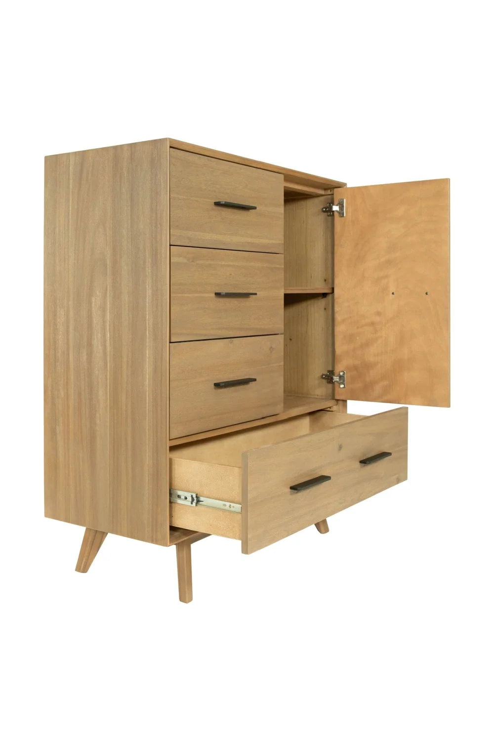 Luxury Modern Blonde Acacia Chest European Style for Villa