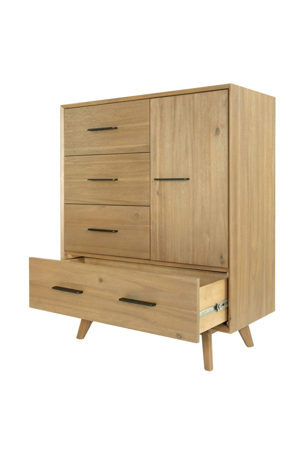 Luxury Modern Blonde Acacia Chest European Style for Villa
