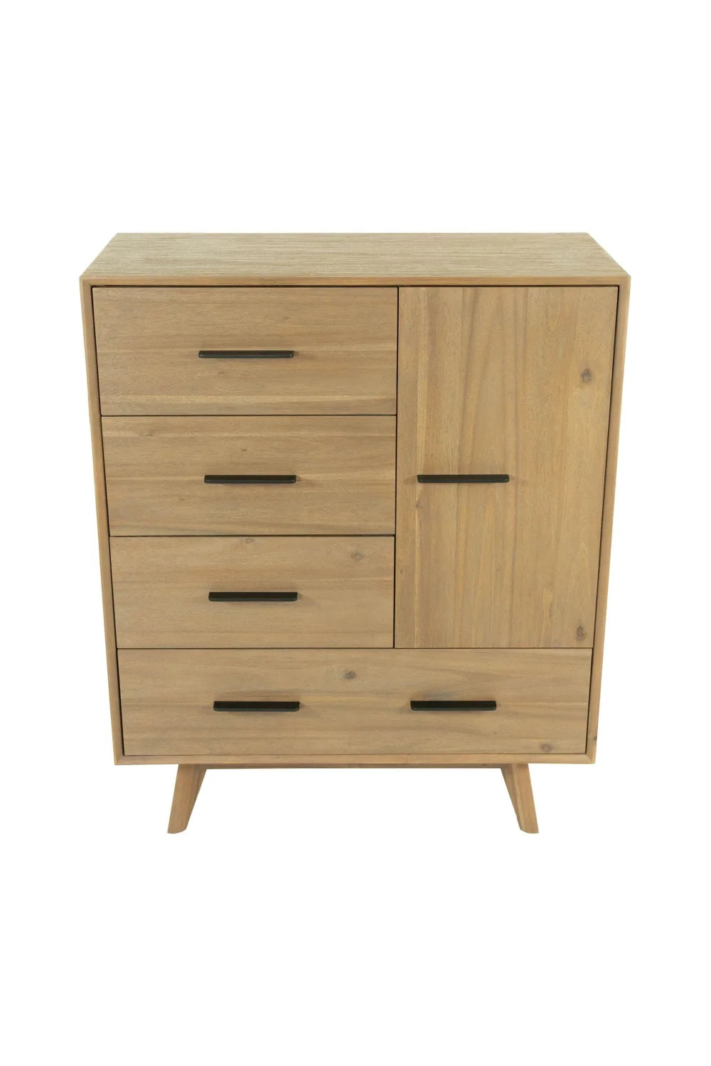 Luxury Modern Blonde Acacia Chest European Style for Villa