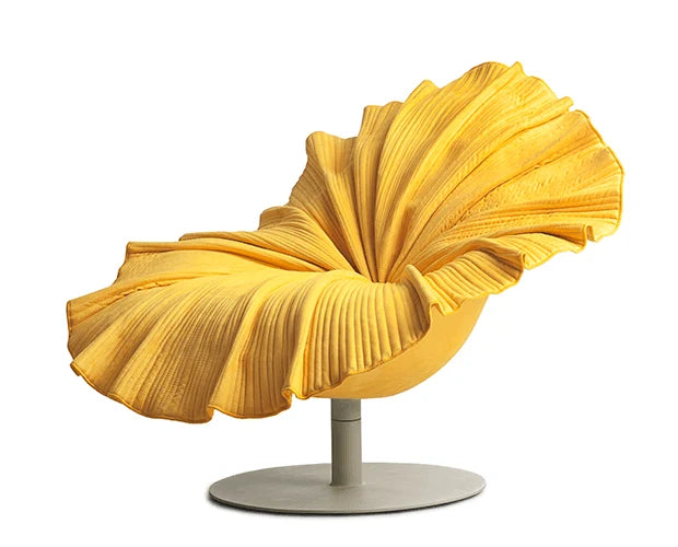 Luxury Modern Bloom Swivel Chair European Style for Villa