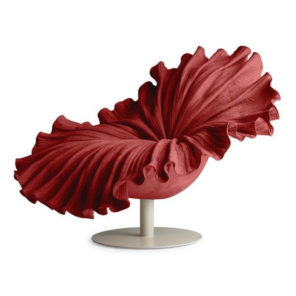 Luxury Modern Bloom Swivel Chair European Style for Villa