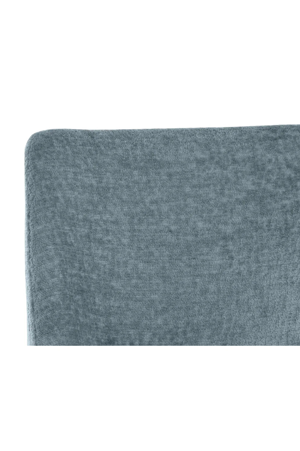 Luxury Modern Blue Fabric Counter Stool European Style for Villa