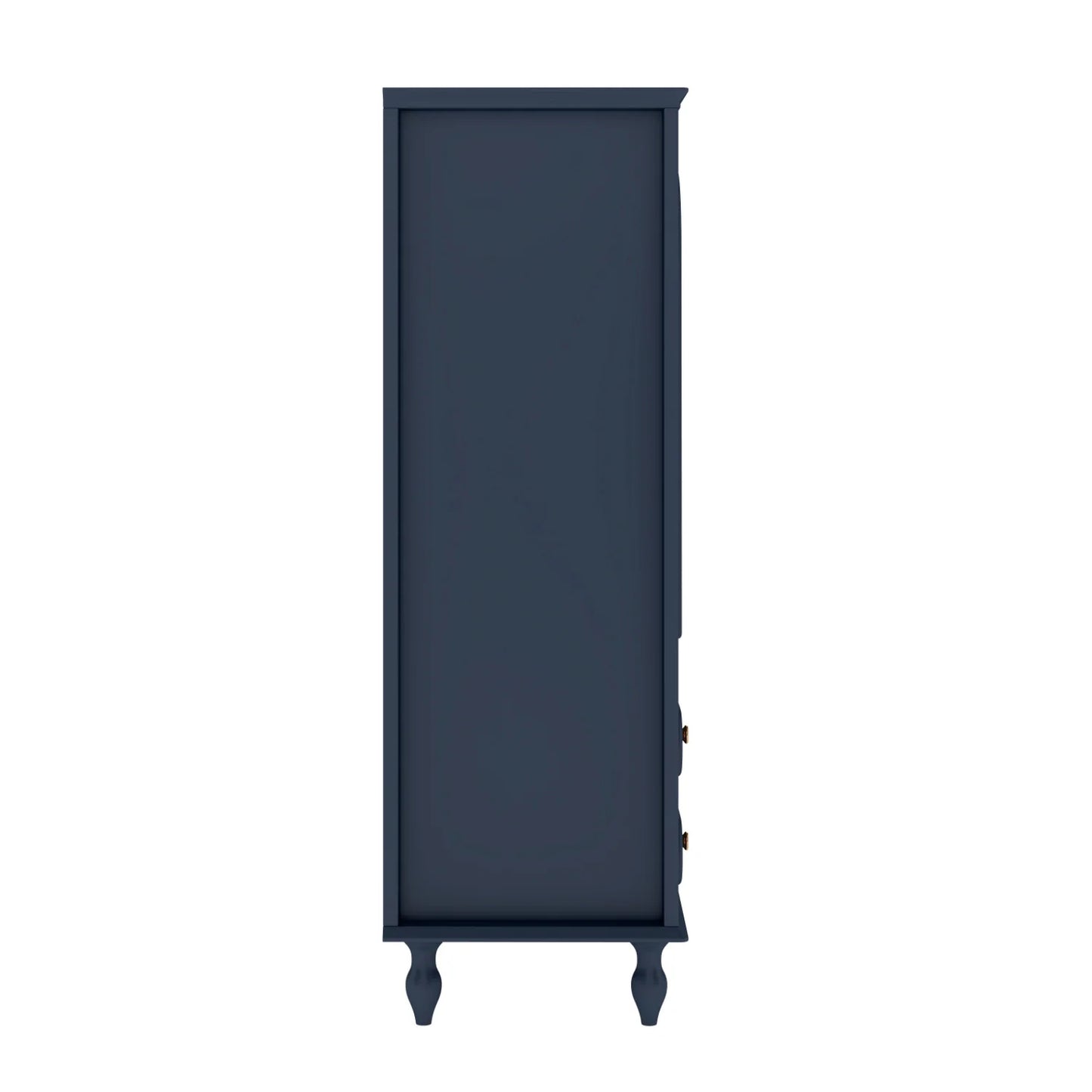 Luxury Modern Blue Wood Display Cabinet European Style for Villa